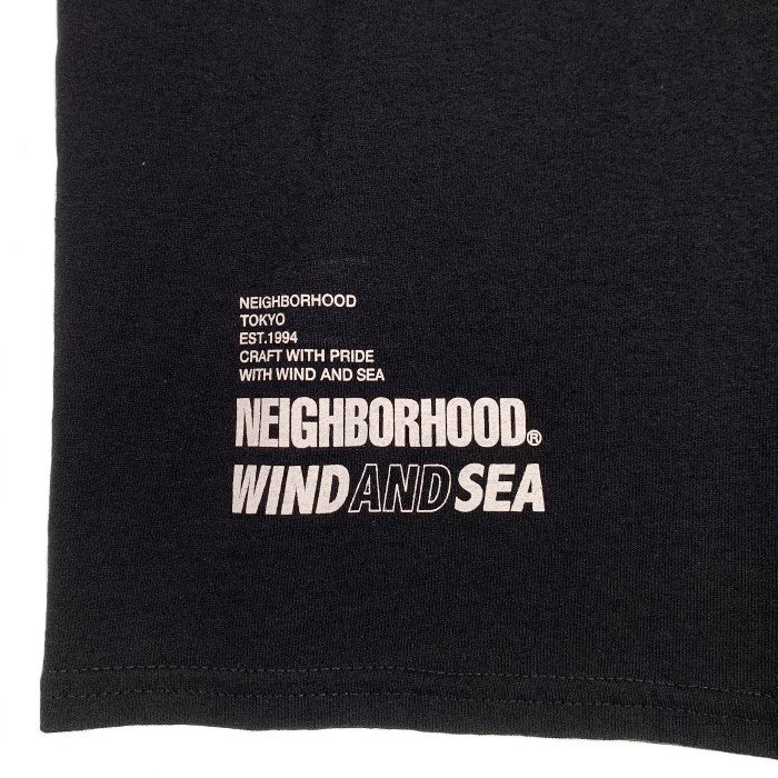 WIND AND SEA ウィンダンシー NEIGHBORHOOD ネイバーフッド CASETiFY ケースティファイ プリント Tシャツ ブラック  Size L 福生店