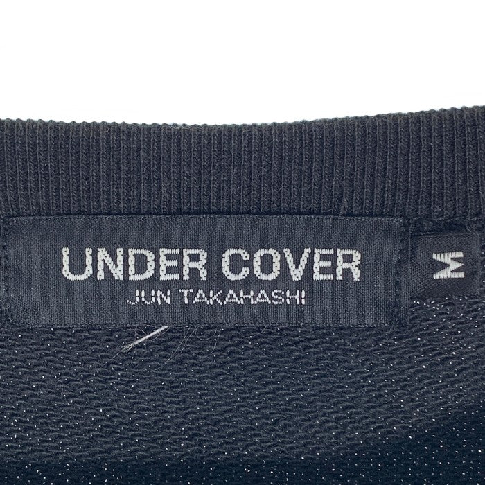 UNDERCOVER アンダーカバー R.I.P ローズプリント クルーネックスウェットトレーナー ブラック Size M 福生店