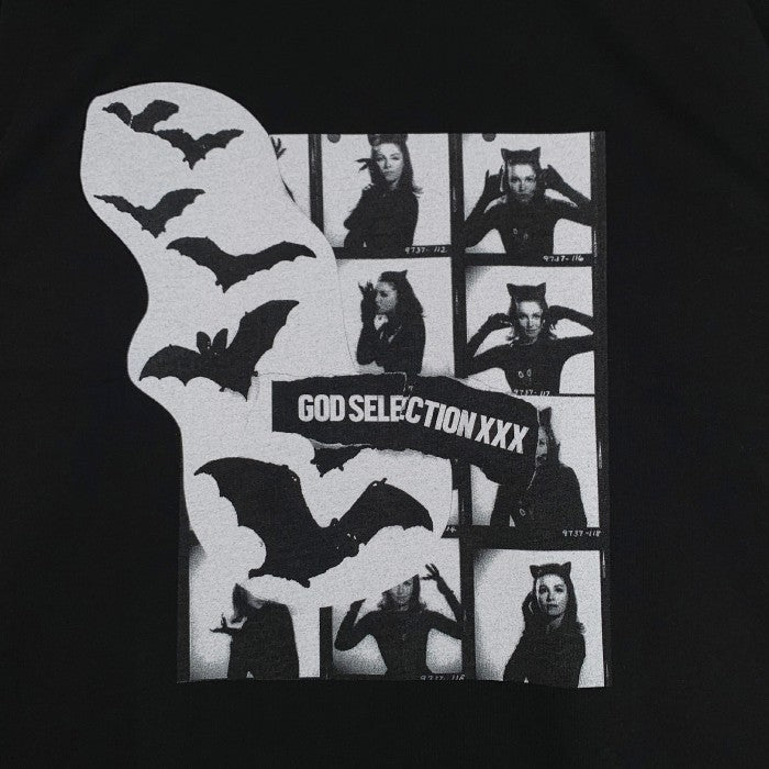 GOD SELECTION XXX ゴッドセレクショントリプルエックス 23AW プリント Tシャツ ブラック GX-A23-ST-02 Size L 福生店