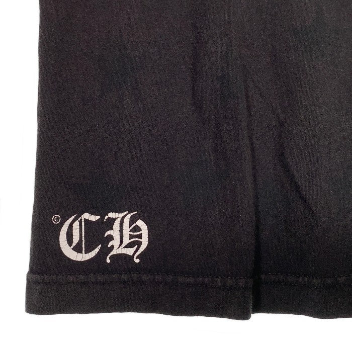 Chrome Hearts クロムハーツ スクロールラベル ホースシュー プリント ポケット Tシャツ ブラック Size M 福生店