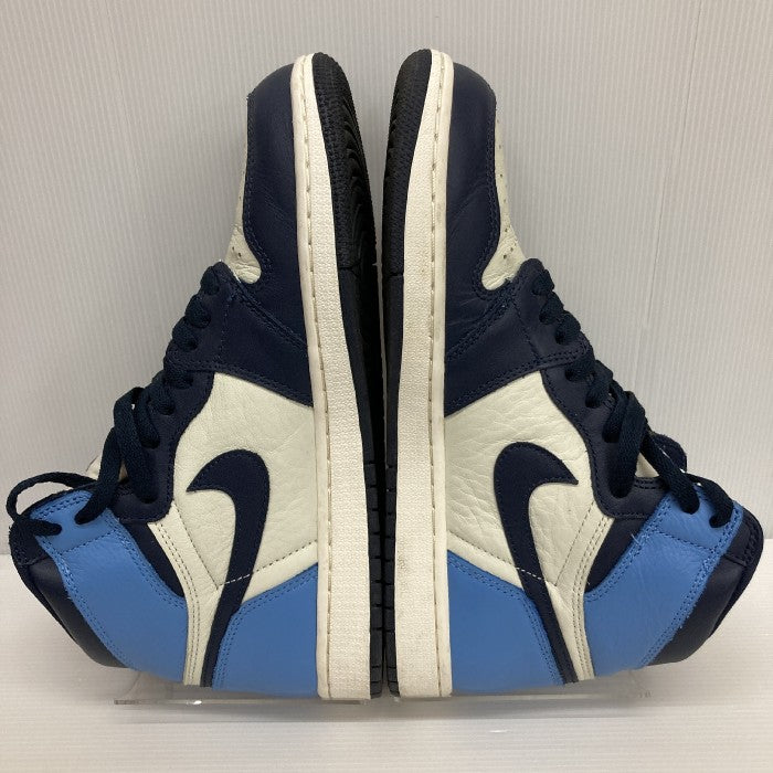 NIKE ナイキ AIR JORDAN 1 RETRO HIGH OG OBSIDIAN  エアジョーダン1 レトロ ハイ スニーカー 555088-140 オブシディアンブルー size27.5cm 瑞穂店