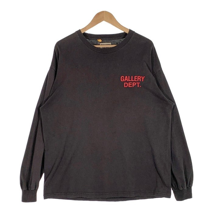 GALLERY DEPT. ギャラリーデプト プリント ロングスリーブTシャツ チャコール Size L 福生店