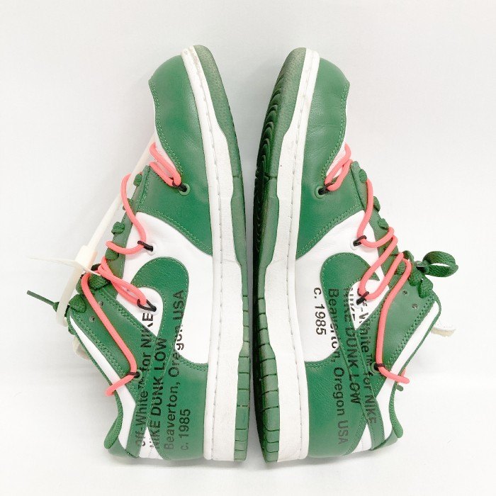 OFF-WHITE × Nike オフホワイト ナイキ Dunk Low "White/Pine-Green ダンク ロー ホワイト/パイン グリーン  CT0856-100 size28cm 瑞穂店