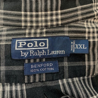 Polo by Ralph Lauren ポロラルフローレン BENFORD チェックシャツ フラップポケット ブラック ホワイト Size XXL  福生店