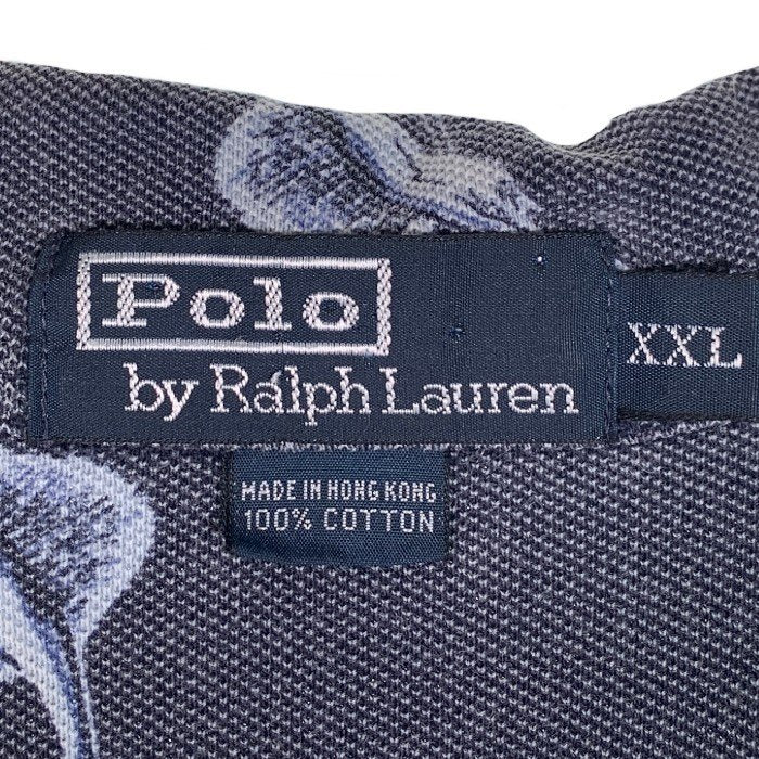 90's POLO by Ralph Lauren ポロラルフローレン カジキ柄 ポロシャツ