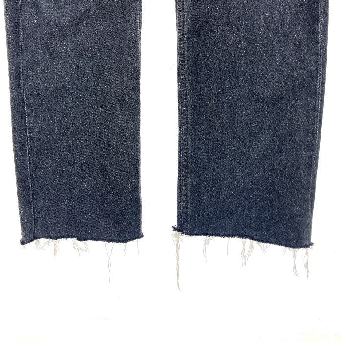 80's Levi's リーバイス 501 ブラックデニムパンツ 先染め USA製 裾カットオフ Size32 瑞穂店