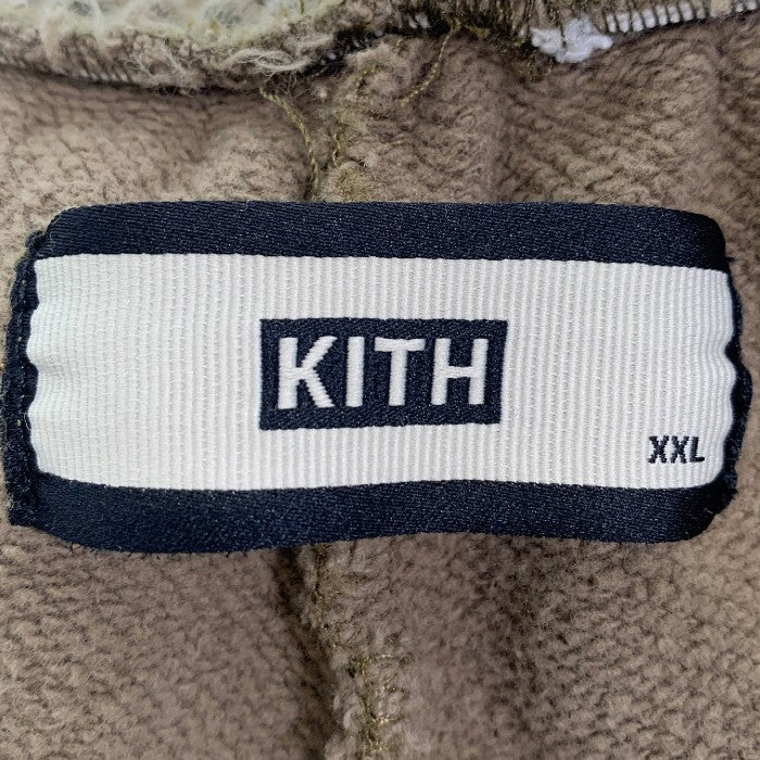 KITH キス Sweatpant スウェットパンツ ヘビーウェイト ボックスロゴ タイガーカモ カーキ Size XXL 福生店