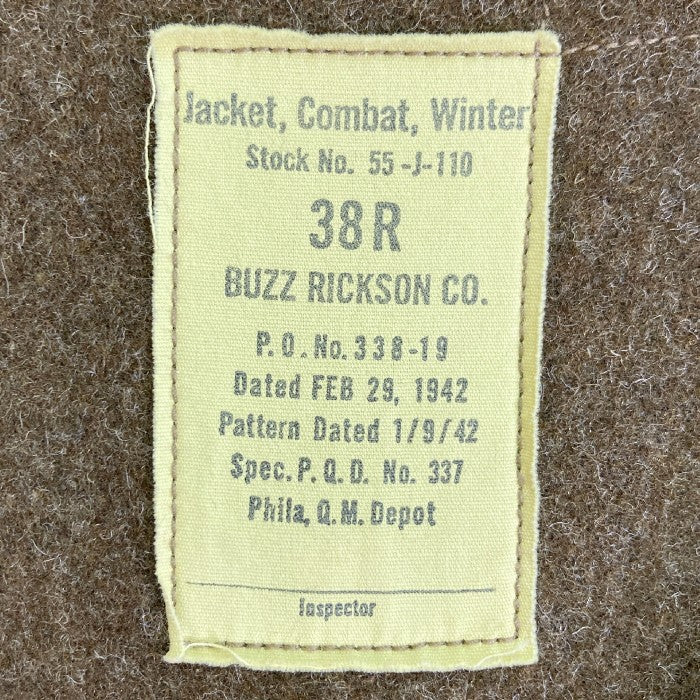 BUZZ RICKSON バズリクソン タンカースジャケット BR10994 BR12883 カーキ size38R 瑞穂店