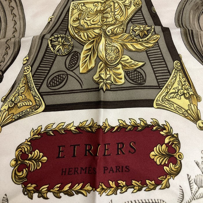7,500円HERMES PARIS ETRIERS スカーフ