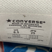 CONVERSE コンバース ALL STAR 100 MICKEY MOUSE SURFIN HI ハイカットスニーカー ホワイト×ネイビー size25cm 瑞穂店