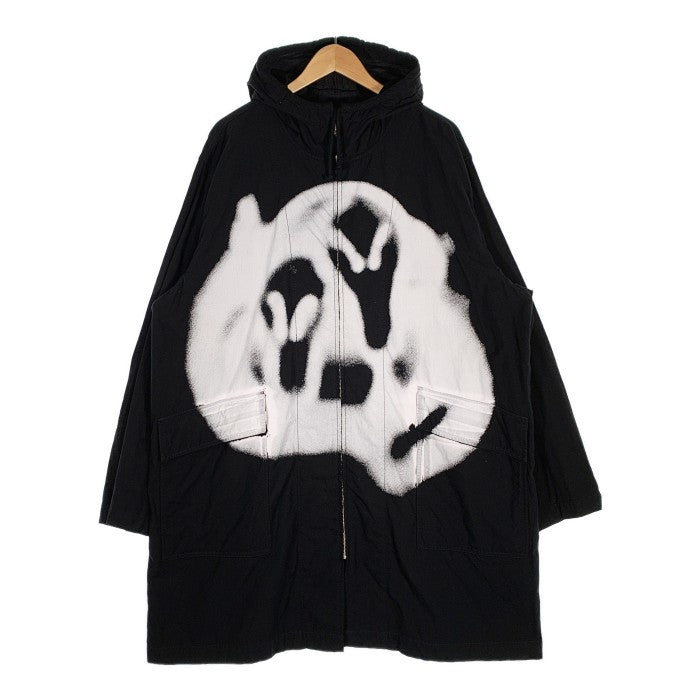 SUPREME シュプリーム 20AW Yohji Yamamoto ヨウジヤマモト Parka ジップアップ プリントパーカ ブラック Size XL 福生店