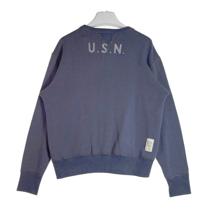 Toys Mccoy トイズマッコイ 両V SWEAT SHIRT スウェット トレーナー ネイビー size40 瑞穂店