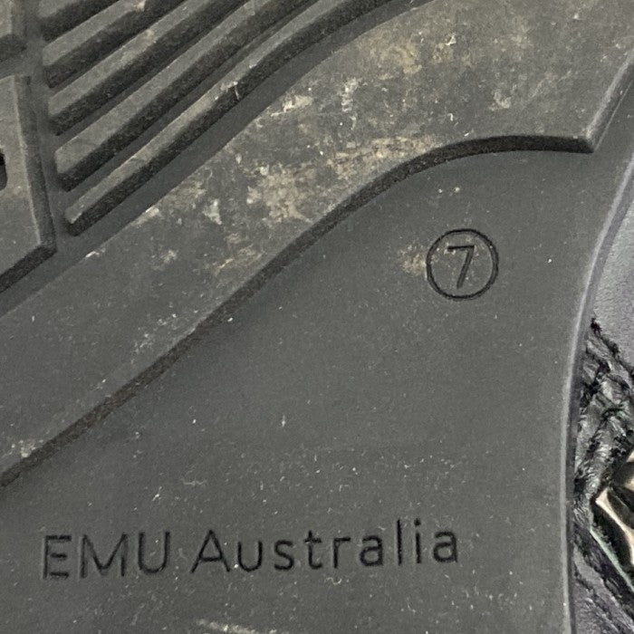 EMU エミュ サイドジップブーツ ショートブーツ ブラック size7 瑞穂店
