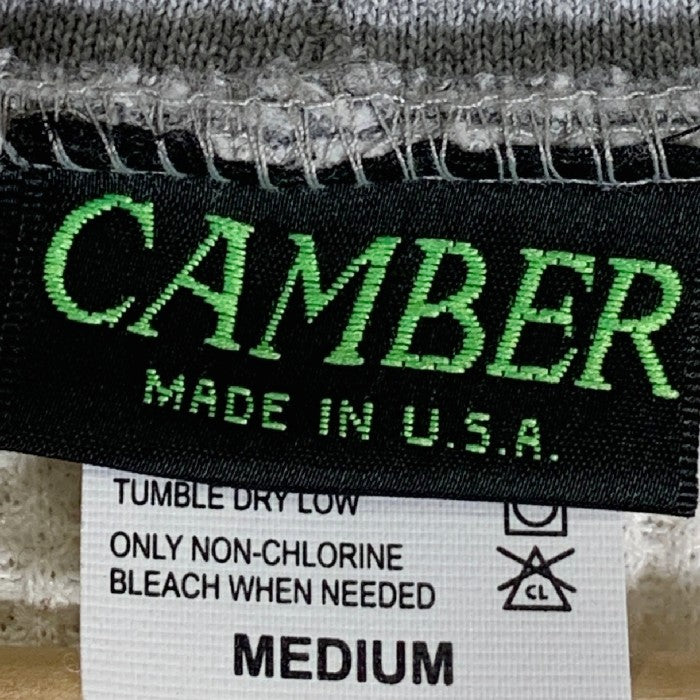 CAMBER キャンバー ヘビーウェイト ジップアップパーカー 裏地サーマル グレー Size M 福生店