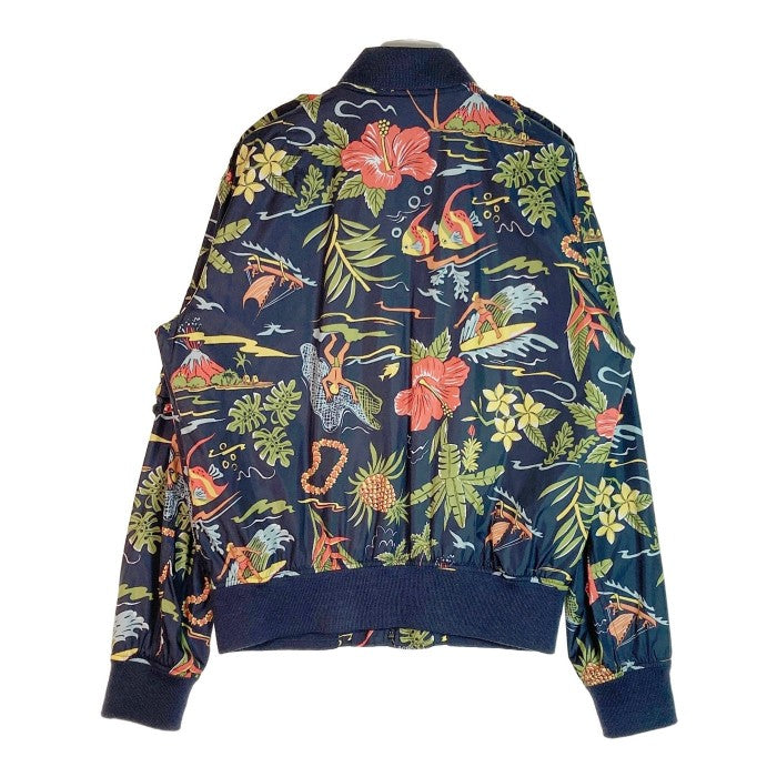 POLO RALPH LAUREN ポロラルフローレン BOMBER Jacket ボンバージャケット アロハ柄 ネイビー sizeL 瑞穂店