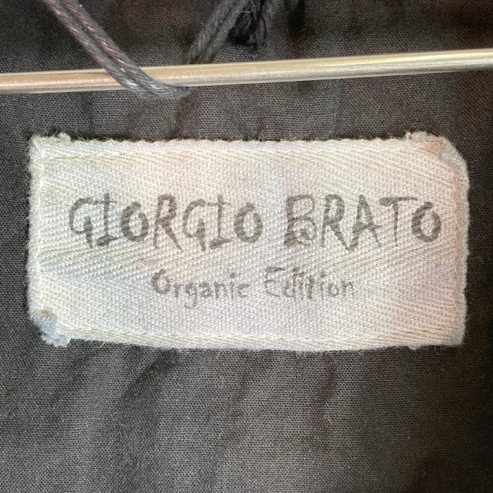 GiorgioBrato ジョルジオブラット ラムレザー シングルライダースジャケット ネイビー sizeS 瑞穂店