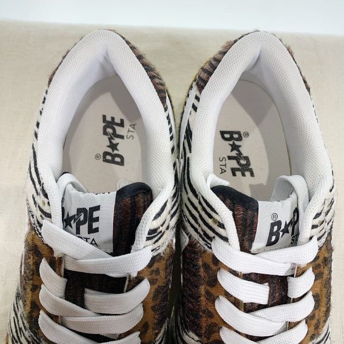 BAPE STA ベイプスタ ANIMAL MIX BAPE STA LOW M2 アニマルミックス ローカット スニーカー Size 26.5cm 福生店