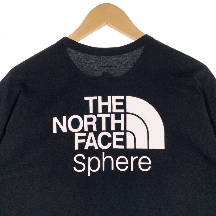 THE NORTH FACE ノースフェイス スフィア店舗限定 ロゴプリント Tシャツ ブラック NT12398S Size XL 福生店
