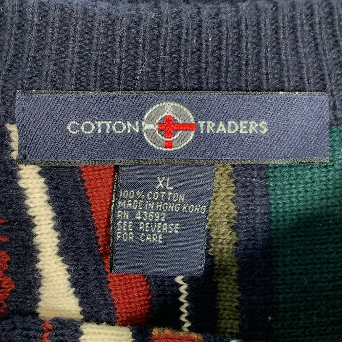 90's COTTON TRADERS コットントレーダーズ 3Dニット セーター Size XL 福生店