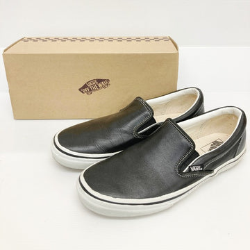 VANS バンズ slip-on スリッポン オールレザー ブラック size27.5cm 瑞穂店