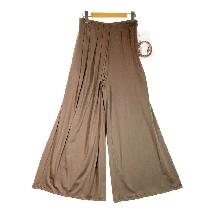 Ameri VINTAGE アメリヴィンテージ  RELAX WIDE BELT PANTS リラックスワイドベルトパンツ 0291831200 ワイドパンツ 茶色 sizeM瑞穂店