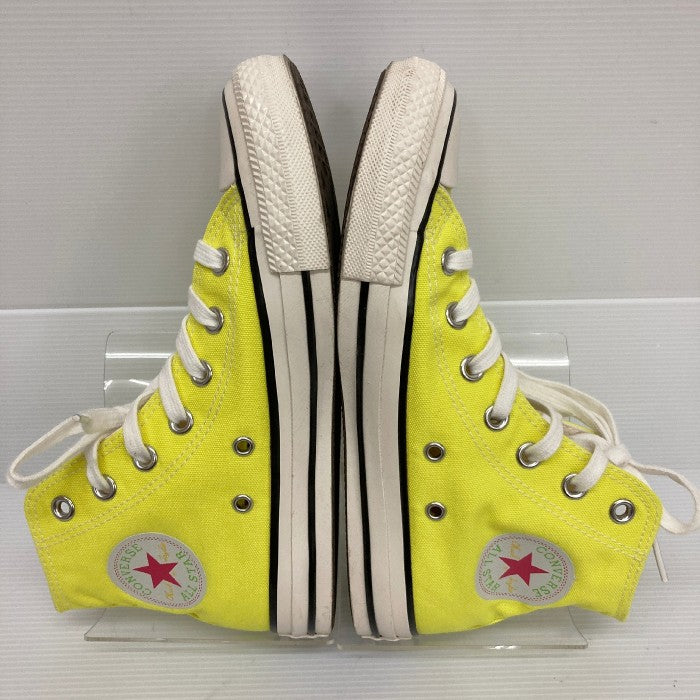 converse コンバース ALL STAR US NEON COLORS OF HI レディーススニーカー オールスター ネオンカラーズ 1SC943  ネオンイエロー 24.0cm瑞穂店