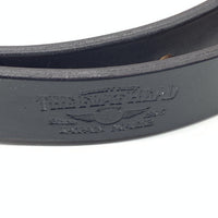 FLAT HEAD フラットヘッド 真鍮バックル ギャリソンベルト レザー ブルハイド ブラック Size 32 福生店