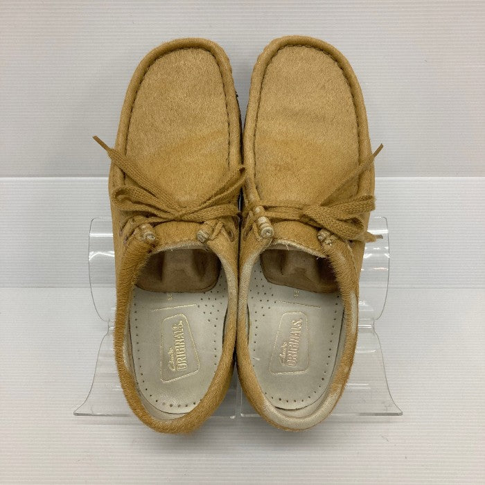 CLARKS クラークス WALLABEE ARROW ワラビー ハラコ BEAUTY&YOUTH 別注品 ベージュ sizeUK7 瑞穂店