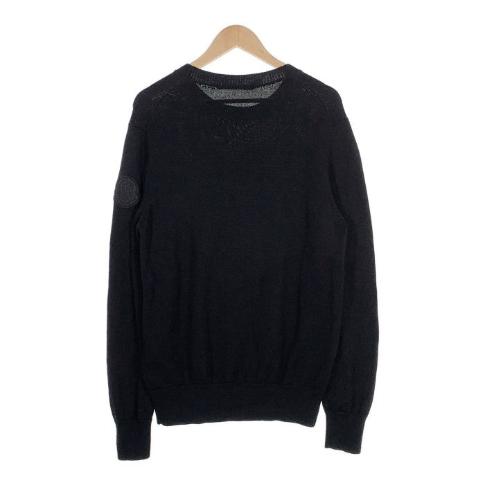 MONCLER GENIUS モンクレールジーニアス 21年 GIROCOLLO CREW NECK ウール クルーネックセーター ブラック Size M 福生店