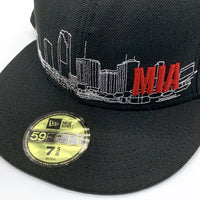 New Era ニューエラ Miami マイアミ 59FIFTY キャップ ブラック オールド Size 7 5/8(60.6cm) 福生店