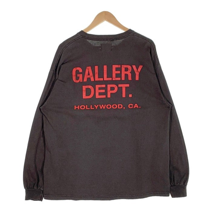 GALLERY DEPT. ギャラリーデプト プリント ロングスリーブTシャツ チャコール Size L 福生店