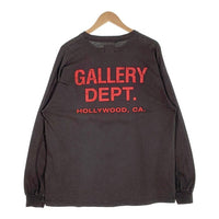 GALLERY DEPT. ギャラリーデプト プリント ロングスリーブTシャツ チャコール Size L 福生店