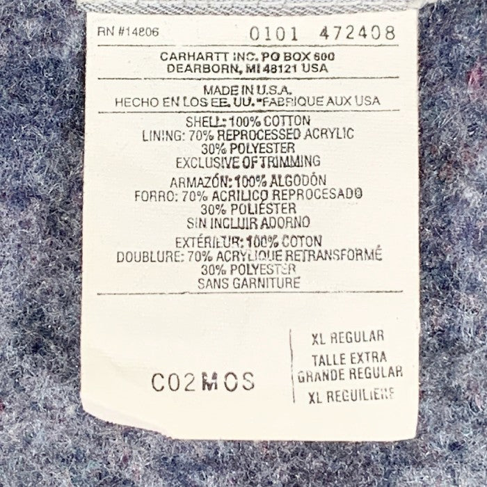 Carhartt カーハート Chore Coat チョアコート ブランケットライナー モスグリーン USA製 C02MOS Size XL 福生店