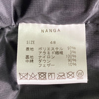 NANGA ナンガ NOCOLLAR DOWN JACKET ノーカラー ダウンジャケット 1569-3791 ブラック sizeL 瑞穂店