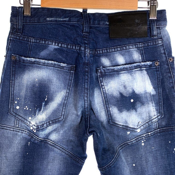 DSQUARED2 ディースクエアード Slim Jean スリムジーンズ USED ペンキ ...