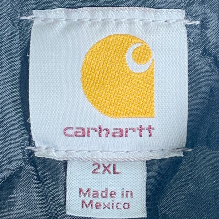 Carhartt カーハート Arctic Quilt Lined Work Jacket アークティックキルトライン ワークジャケット 中綿 ダック地 ダークブラウン J22DKB Size 2XL 福生店