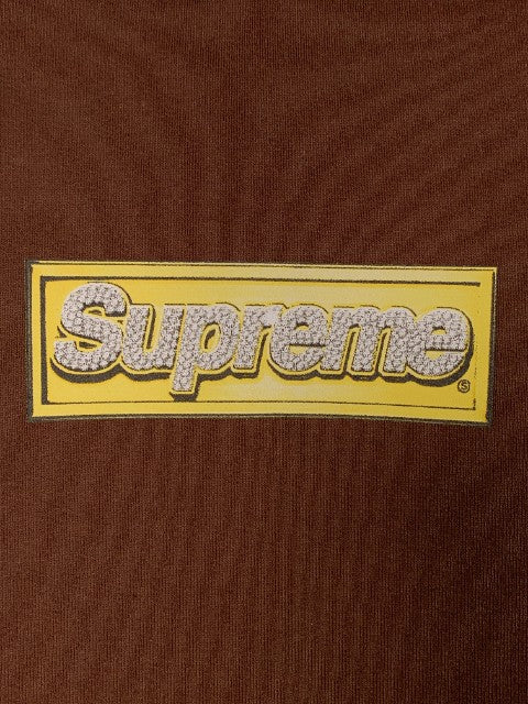 SUPREME シュプリーム 22SS Bling Box Logo Hooded Sweatshirt ブリング ボックスロゴ スウェットパーカー Dark Brown ブラウン Size M 福生店