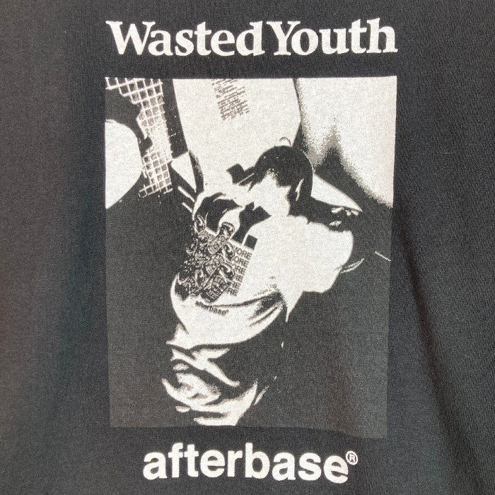 WASTED YOUTH × AFTERBASE ウェイステッドユース × アフターベース DRUNK TEE Tシャツ ブラック sizeM 瑞穂店
