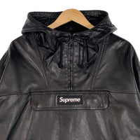 SUPREME シュプリーム 18AW Leather Anorak Jacket レザーアノラック ジャケット 羊革 ブラック Size L 福生店