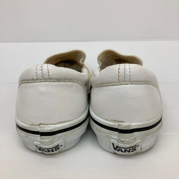 VANS バンズ slip-on スリッポン レザー V98MTL2 ホワイト size27.5cm 瑞穂店