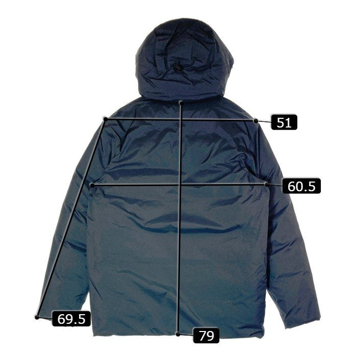 canterbbury カンタベリー WATER PROOF DOWN HOODY ウォータープルーフ ダウンフーディ ブラック RP77538 SizeXL 瑞穂店