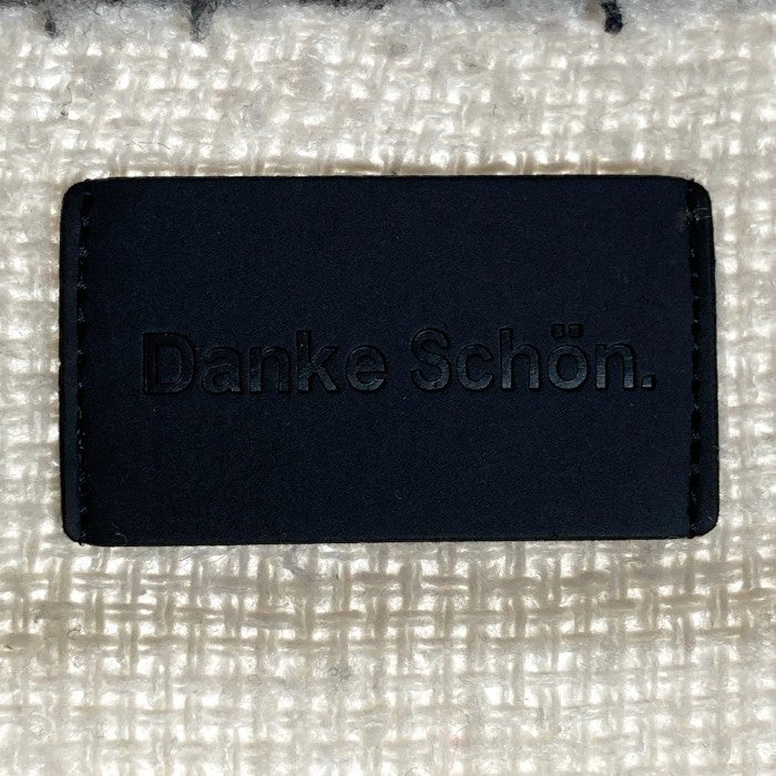 Danke Schon ダンケシェーン  21A-SHL046-DS ウール混 オーバーサイズ ジャケット チェック 白黒 sizeL 瑞穂店