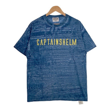 CAPTAINS HELM キャプテンズヘルム 22SS TIE DYE STRIPE TEE タイダイ ストライプ Tシャツ ブルー Size L 福生店