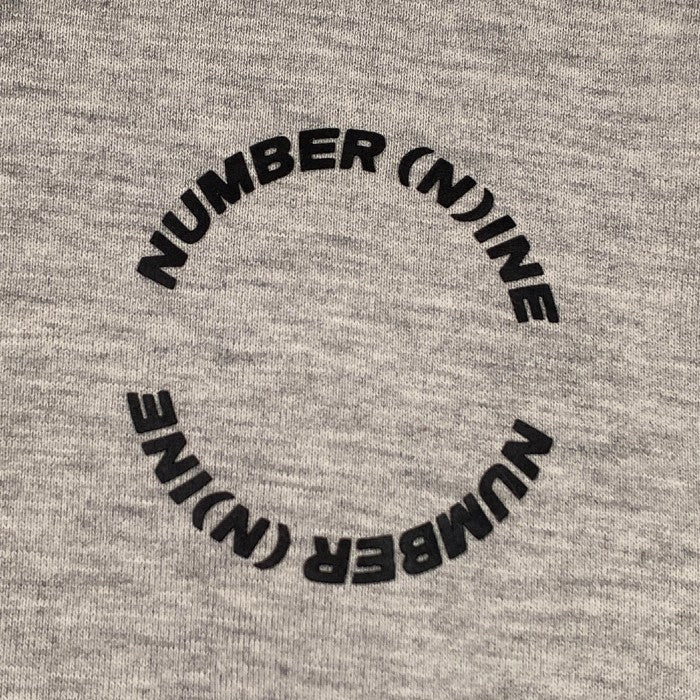 NUMBER(N)INE DENIM ナンバーナイン デニム スウェットクルーネック トレーナー サイドライン グレー Size M 福生店