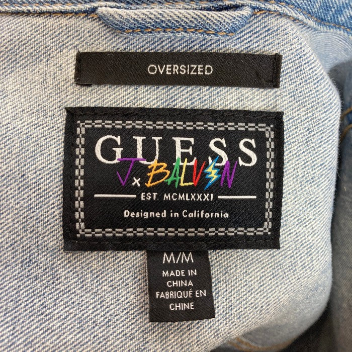 GUESS×J Balvin ゲス×ジェーバルヴィン デニムジャケット ブルー sizeM 瑞穂店