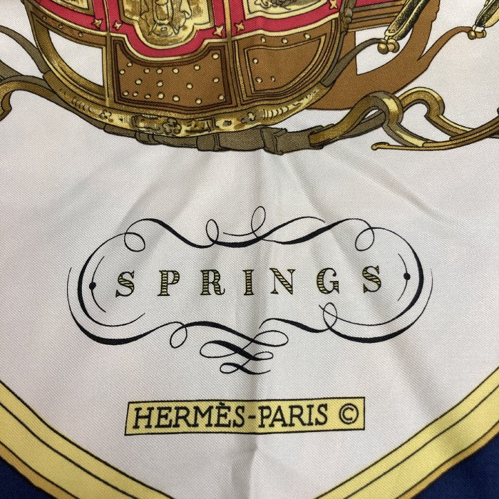 HERMES エルメス スカーフ カレ90 SPRINGS シルク100 - 小物