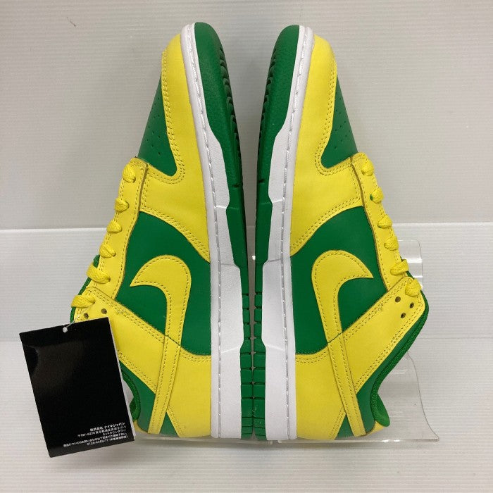 NIKE ナイキ DV0833-300 DUNK LOW RETRO BTTYS Reverse Brazil ダンク ロー リバース ブラジル  スニーカー イエロー size27.5cm 瑞穂店