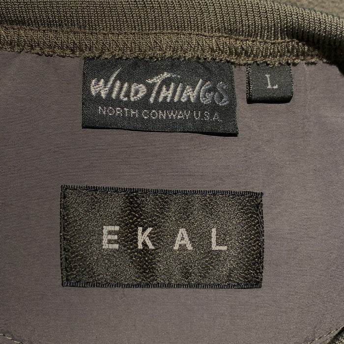 WILDTHINGS ワイルドシングス EKAL Polartec Fleece Top ポーラテック フリース クルーネック グレー WT21533KY-EK Size L 福生店