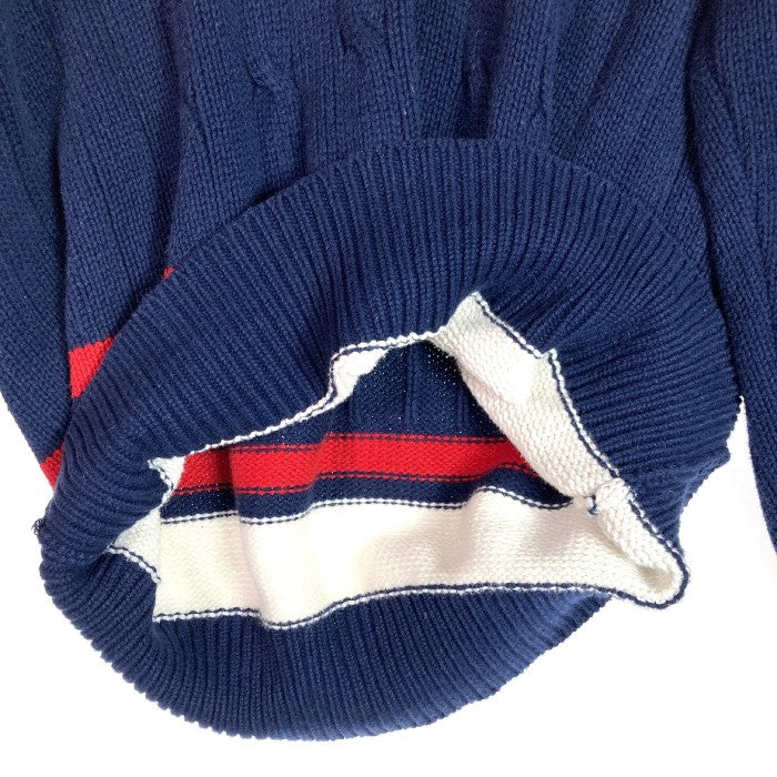 POLO Ralph Lauren ポロ ラルフローレン チルデン コットン ケーブルニット 80'S ネイビー sizeS 瑞穂店