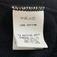 A BATHING APE アベイシングエイプ フルジップ スウェットパーカー プリント ブラック Size M 福生店